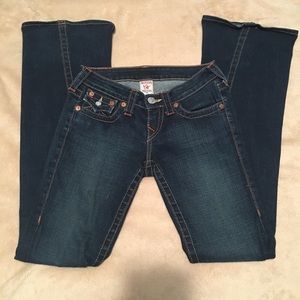 True Religion Joey Low Rise Flare Jeans